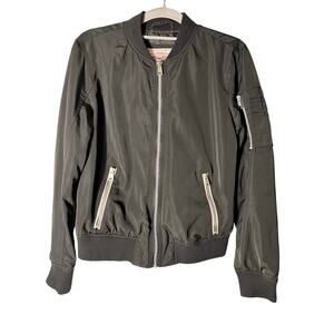 Levi’s Women’s Black Lined Bomber Jacket Size Small